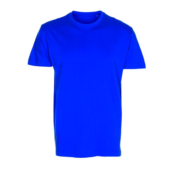 T-shirt eigen kleur blauw