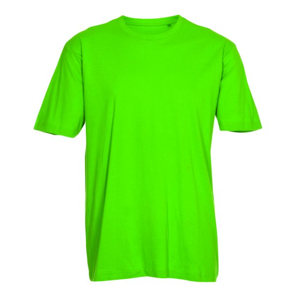 T-shirt eigen kleur groen - lime