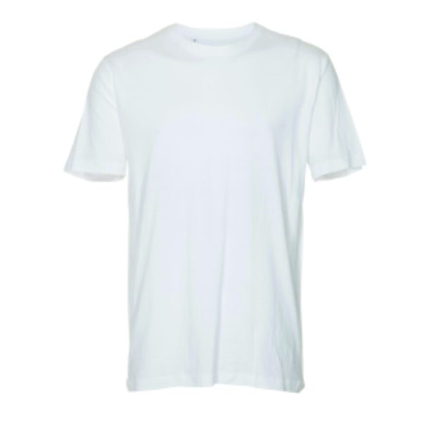 T-shirt eigen kleur wit
