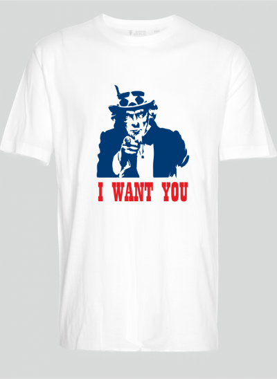 T-shirt americana t-shirt uncle sam - wit regular