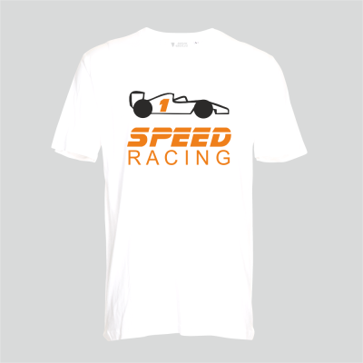 shirt speedracing formule 1 kinderen regular wit