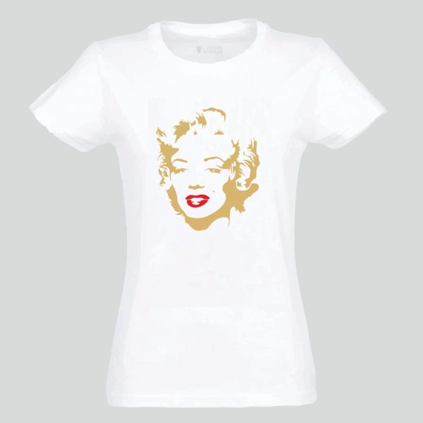 NieuwTshirt T-shirt Marilyn Monroe - wit dames